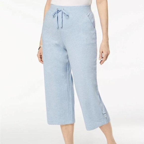 *HOST PICK* Karen Scott French Terry Capri Pants - Picture 1 of 7